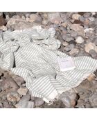 Hossegor aquagroen katoenen fouta xxxl - 200x300 cm