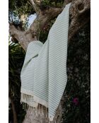 Hossegor aquagroen katoenen fouta xxxl - 200x300 cm