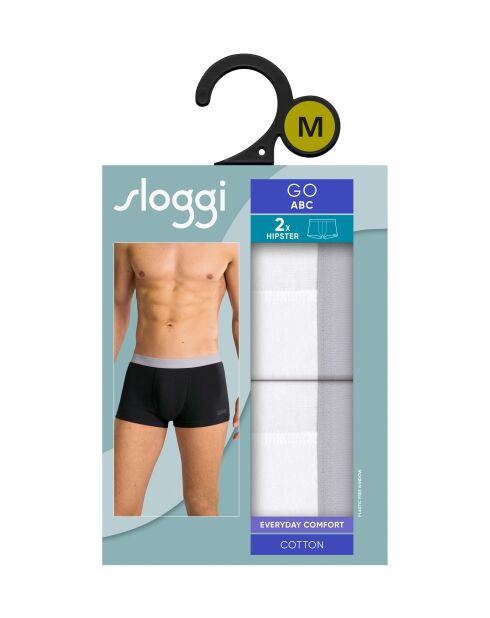 Set van 2 stuks Go Abc 2.0 H witte boxershorts
