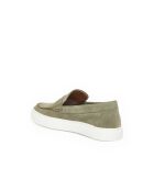 Mocassini Romain color kaki chiaro