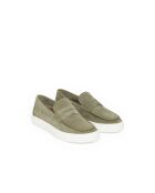 Mocassini Romain color kaki chiaro