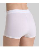 Weißer Comfort Double Shorty