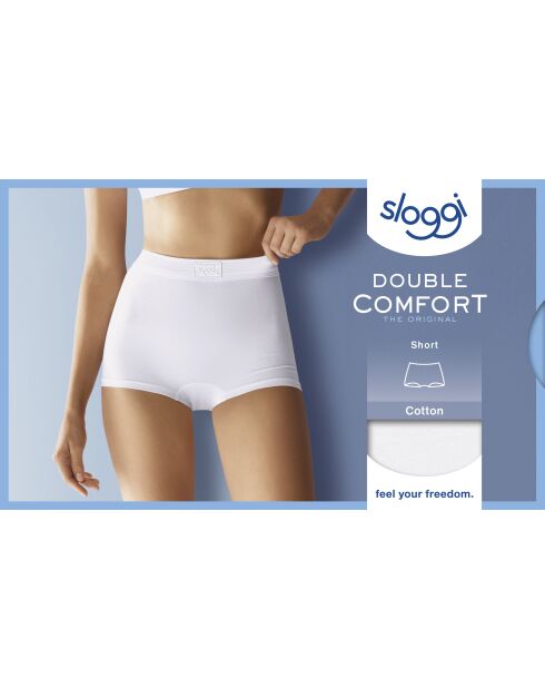 Weißer Comfort Double Shorty