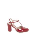 Rote Pumps Théoline aus Lackleder