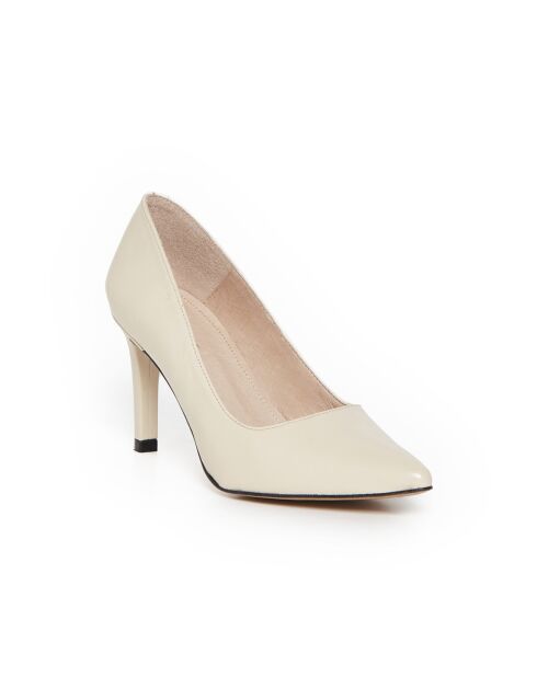 Escarpins Iria en cuir marron