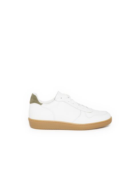 Zapatillas bajas Bertrand blancas/caqui