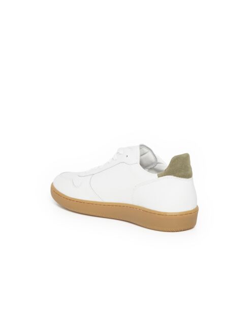 Zapatillas bajas Bertrand blancas/caqui