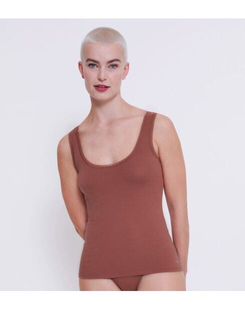 Set van 2 Go Tank tanktops steenrood