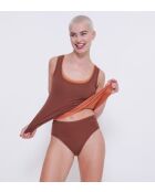 Set van 2 Go Tank tanktops steenrood