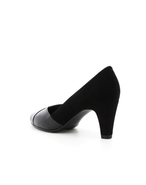 Escarpins Audrey 7 en cuir noirs