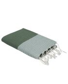 Ibiza katoenen fouta olijfgroen - 100x200 cm