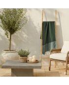 Ibiza katoenen fouta olijfgroen - 100x200 cm