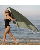 Ibiza katoenen fouta olijfgroen - 100x200 cm