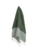 Ibiza katoenen fouta olijfgroen - 100x200 cm