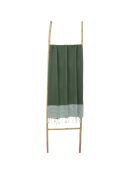Ibiza katoenen fouta olijfgroen - 100x200 cm