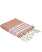 Newport katoen fouta roze klei - 100x200 cm