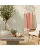 Newport katoen fouta roze klei - 100x200 cm