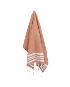 Newport katoen fouta roze klei - 100x200 cm