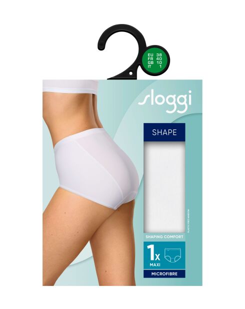 Mutandine modellanti bianche Shape H Maxi