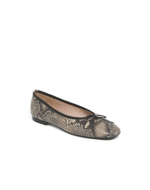Ballerines Aélis en cuir python
