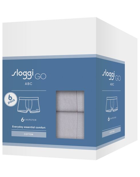 Lot de 6 boxers Go Abc 2.0 platine