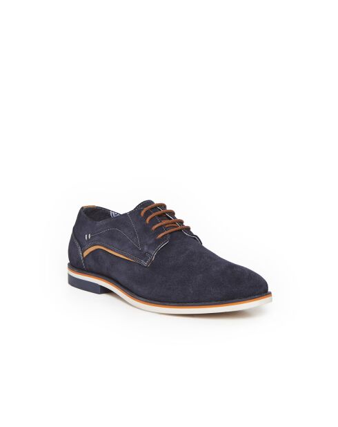 Derbies Jules 2 en cuir bleus