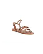 Sandales Soledad 6 en cuir léopard