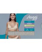 Reggiseno Go Ribbed grigio melange