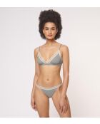 Reggiseno Go Ribbed grigio melange