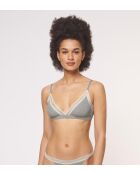 Reggiseno Go Ribbed grigio melange