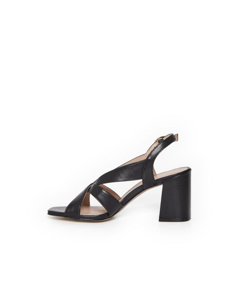 Sandales Joliet en cuir noires