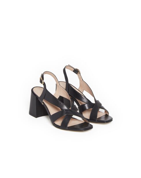 Sandales Joliet en cuir noires
