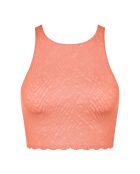 Zero Feel Bliss Crop-Top mit süßen Aprikosen