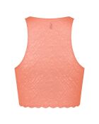 Zero Feel Bliss Crop-Top mit süßen Aprikosen