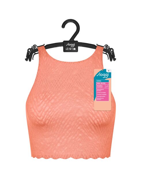 Crop-top Zero Feel Bliss abricot doux