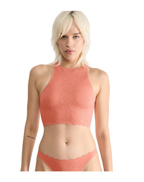 Crop-top Zero Feel Bliss abricot doux
