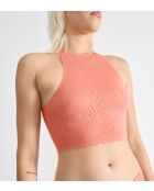 Zero Feel Bliss Crop-Top mit süßen Aprikosen