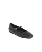 Ballerines Clémence en cuir noires