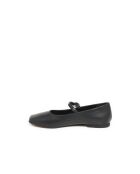 Ballerines Clémence en cuir noires