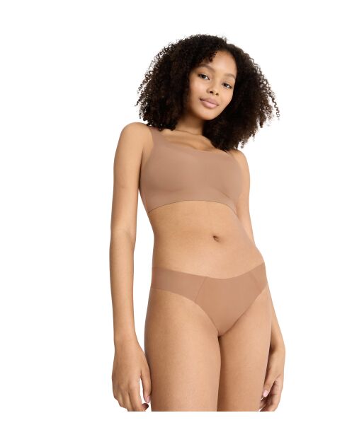 Lot de 2 Tangas Zero Feel 2.0 Tiny  marron foncé