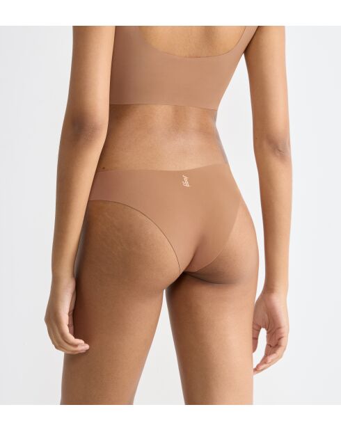 Lot de 2 Tangas Zero Feel 2.0 Tiny  marron foncé