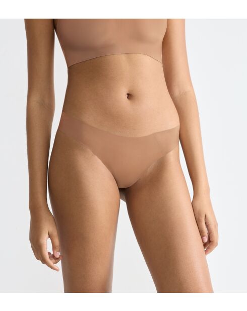 Lot de 2 Tangas Zero Feel 2.0 Tiny  marron foncé