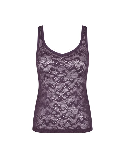 Go Allround Lace 01 Tanktop, pflaumenfarben