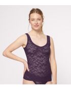 Go Allround Lace 01 Tanktop, pflaumenfarben