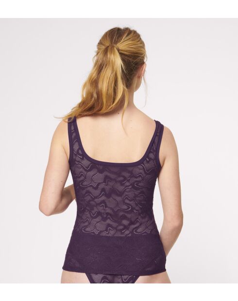 Go Allround Lace 01 Tanktop, pflaumenfarben