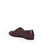 Mocassini Ellin 6 in pelle bordeaux