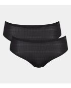 Set aus 2 schwarzen Zero +Motion Shorties