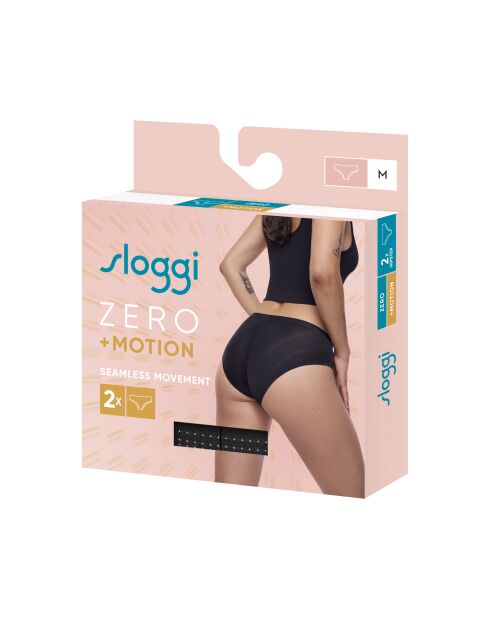 Set aus 2 schwarzen Zero +Motion Shorties