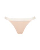 Set van 2 Go Ribbed tangas in poederoranje