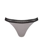 Set de 2 tangas Go Ribbed gris/negro